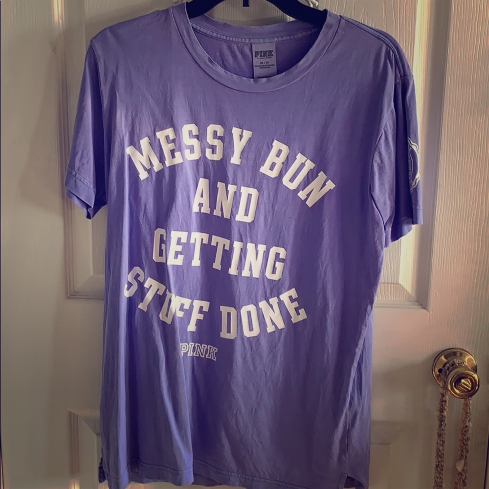 PINK purple tee